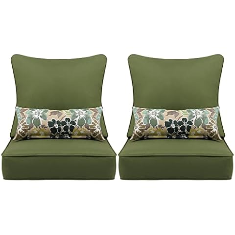 green cushion patio furniture