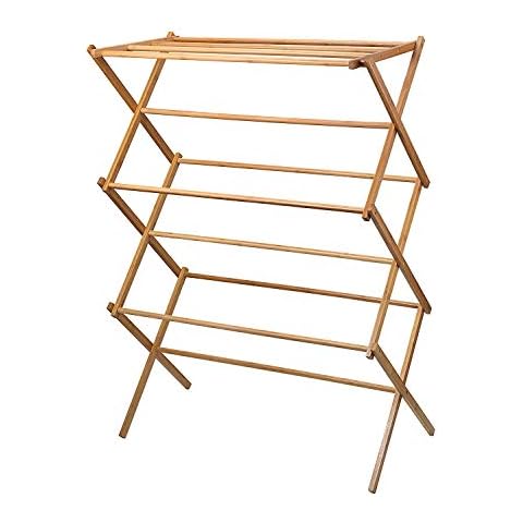 Pennsylvania Woodworks Clothes Drying Rack: Solid Maple Hard Wood Laundry  Rack for Sweaters, Blouses, Lingerie & More, Durable Folding Drying Rack,  Made in USA, No Assembly Needed