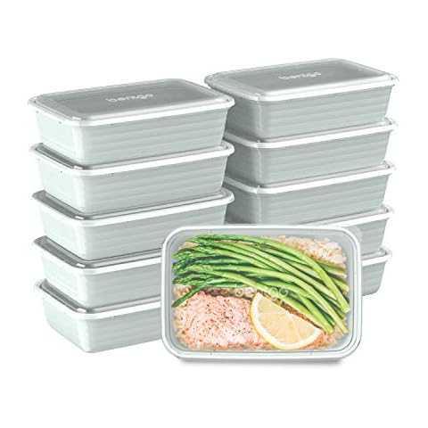 Freshmage Condiment Containers with Lids, Set of 6 2.7-oz Sauce Containers  with Airtight Leakproof Locking Lids, BPA-Free Stackable Salad Dressing