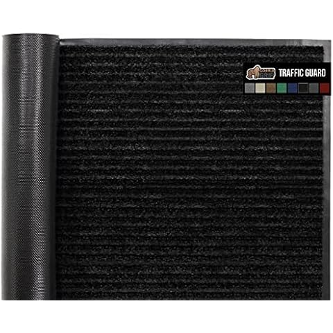 Gorilla Grip Original Durable Natural Rubber Door Mat, 29x17, Heavy Duty Doormat, Indoor Outdoor, Waterproof, Easy Clean, Low-Profile Mats for Entry