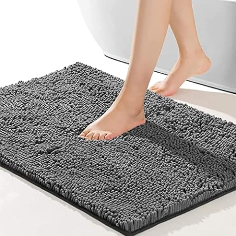 grey shag bathroom rug