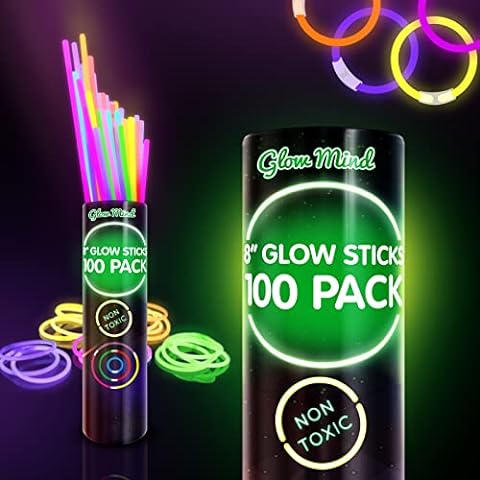 TURNMEON [ Super Bright ] 240 Pack Glow Sticks Bulk New Years Eve