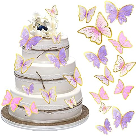 Butterflies Party Cake Toppers - HiHomePicks