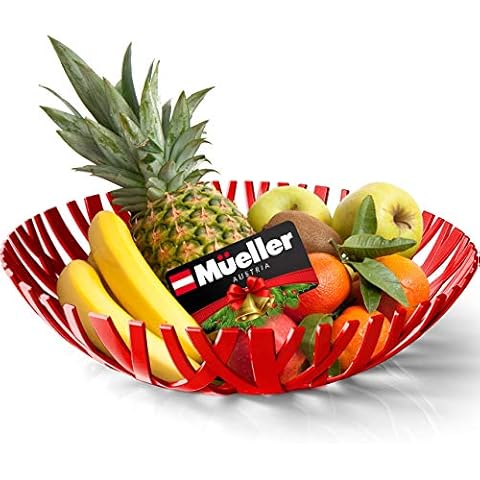 Huang Acrylic Clear Large Round Fruit Bowl with Multifunctional