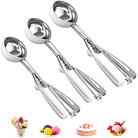 Saebye Medium Cookie Scoop, 2 Tbsp / 30ml / 1 oz, Size #40 Cookie Dough  Scoop, Cookie Scoops for Baking, 1 25/32 inches / 4.5 CM Ball, 18/8  Stainless