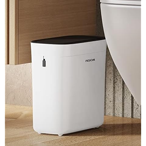 Anborry Bathroom Smart Touchless Trash Can 2.2 Gallon Automatic Motion