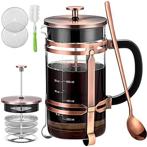 Mixpresso Stainless Steel French Press Coffee Maker 27 Oz 800 ml