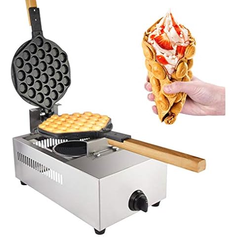 HERCHR cast iron waffle maker, non-stick aluminum stovetop