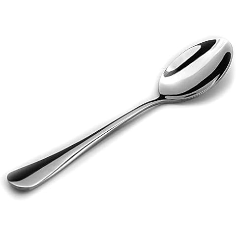 Aebeky 12-Piece Stainless Steel Dinner Spoon,Large Tablespoons,8-Inches  (12-Piece)