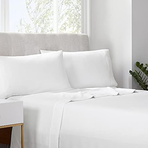 Mueller Home Premium Hotel Collection White 6pc King Sheet Set 18-24  Pockets