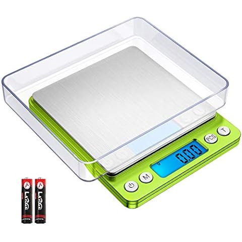 Upgraded Large Size Food Scale for Food Ounces and Grams, YONCON Kitchen  Scales Digital Weight for Cooking, Baking, 3kg by 0.1g High Accurate Gram