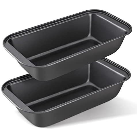  LIANYU 3 Pack Loaf Pans for Baking Bread, 9x5 Inch