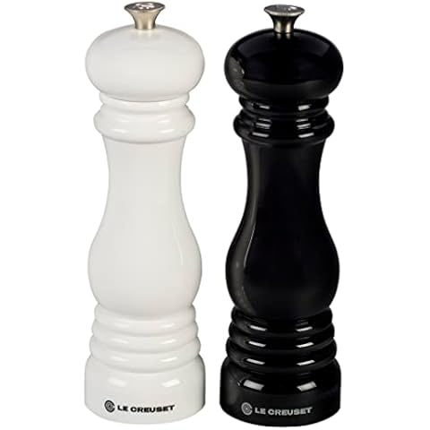 Benicci Salt and Pepper Grinder Set - Grinders, Cleaning Brush & Funnel