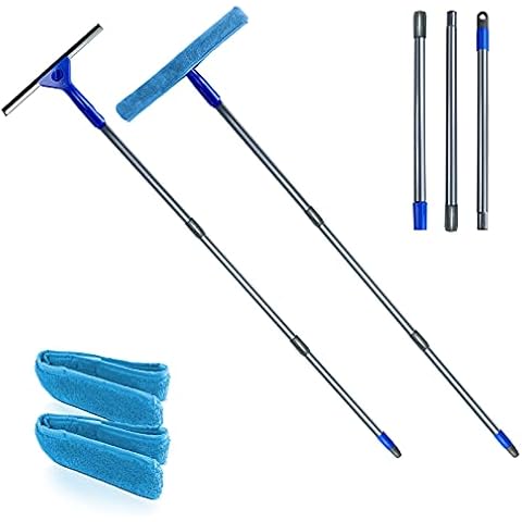 MR.Siga Professional Window Cleaning Combo - Squeegee & Microfiber
