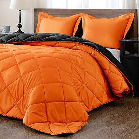 Orange Comforter Sets - HiHomePicks