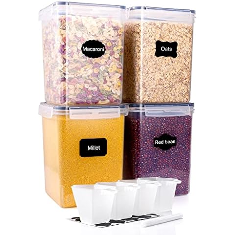 Vtopmart Airtight Food Storage Containers 6 Pieces - Plastic BPA Free