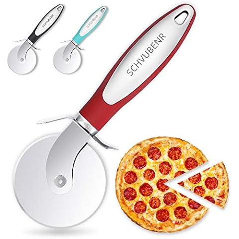  Chef Pomodoro Pizza Cutter Wheel with Protective Cover Blade  Guard, Easy to Clean, 4-Inch Super Sharp Slicer, Stainless Steel Kitchen  Gadget, Pizza Making Accessories (Orange): Home & Kitchen