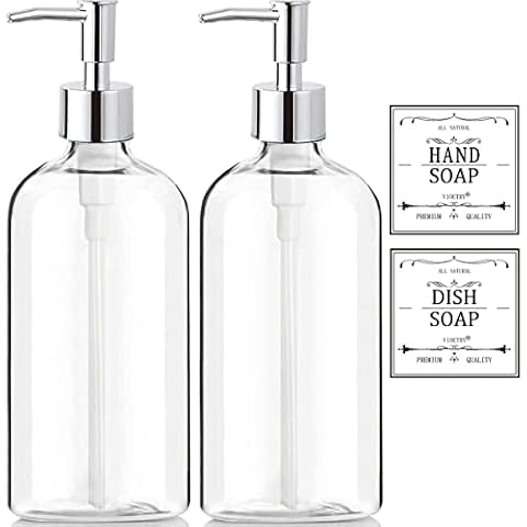 Bright Creations 24 Pack Clear Plastic Foam Soap Dispenser Bottle (50 ml)