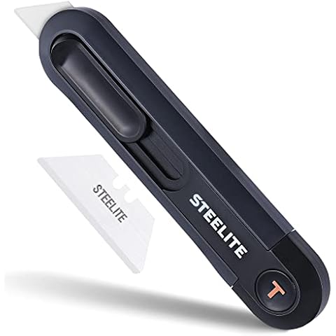 Steelite Ceramic Utility Knife Safety Box Cutter Package and Box