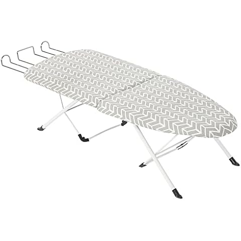 STORAGE MANIAC Tabletop Ironing Board with Folding Legs, Extra Wide  Countertop Ironing Board with Cotton Cover, Portable Mini Ironing Board for  Sewing, Craft Room, Household, Dorm, White