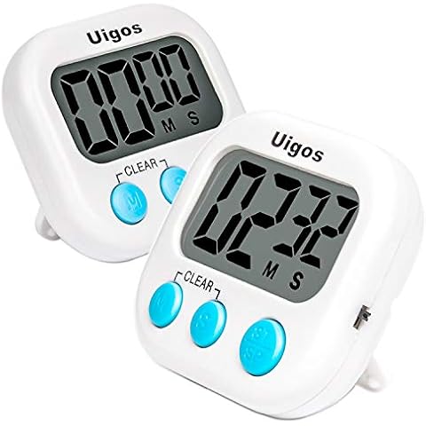 Runlyn Digital Kitchen Timer Classroom Timer Magnetic Digital Timer Big  Digits Loud Alarm with LCD Display for Cooking Baking Sports Exercise Oven