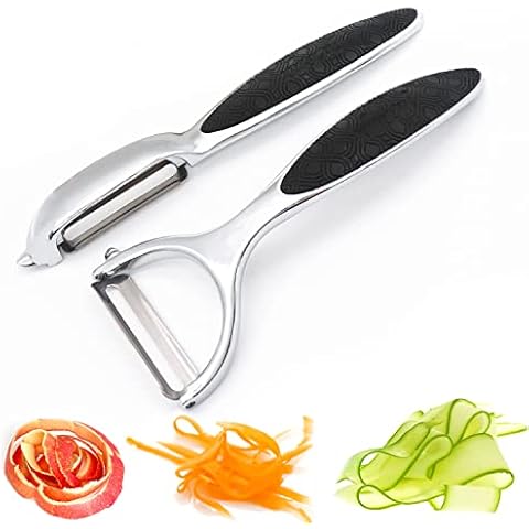 1PCS Stainless Steel Dual Blade Vegetable Peeler - Commercial Grade Julienne  Cutter, Slicer, Shredder, Scraper - Fruit, Potatoes, Carrot, Cucumber -  Kitchen, Home Staple - Housewarming Gift