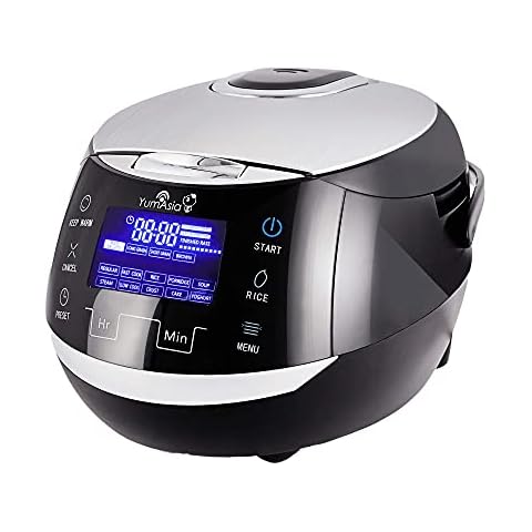 Reishunger Digital Mini Rice Cooker and Steamer, Mint, Keep Warm Function & Timer - 3.5 Cups - Small Rice Cooker and Multi Cooke