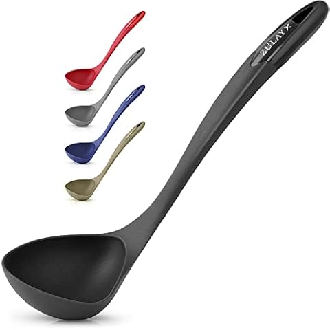 IMEEA Hot Pot Ladle Set Slotted Spoons for Cooking SUS304  Stainless Steel Soup Ladles for Serving, 12-Inch: Soup Ladles